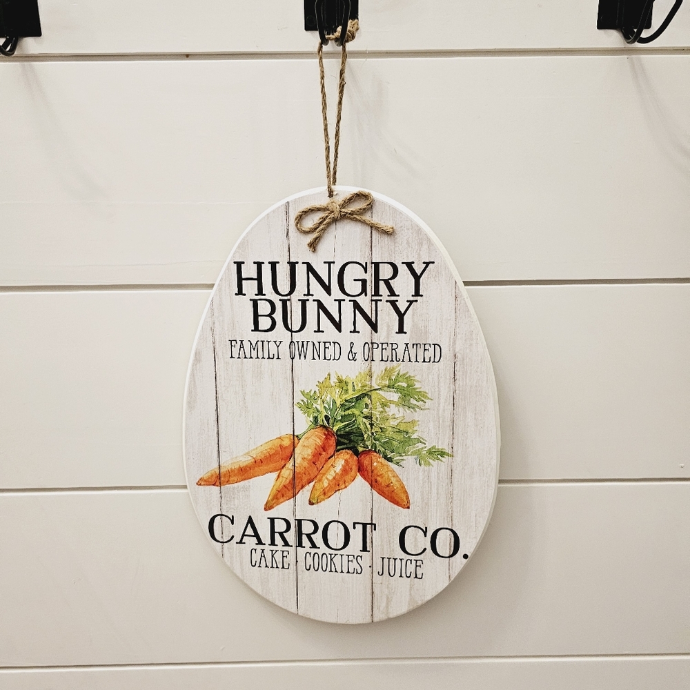 Easter Spring art Hungry Bunny Carrot Co.